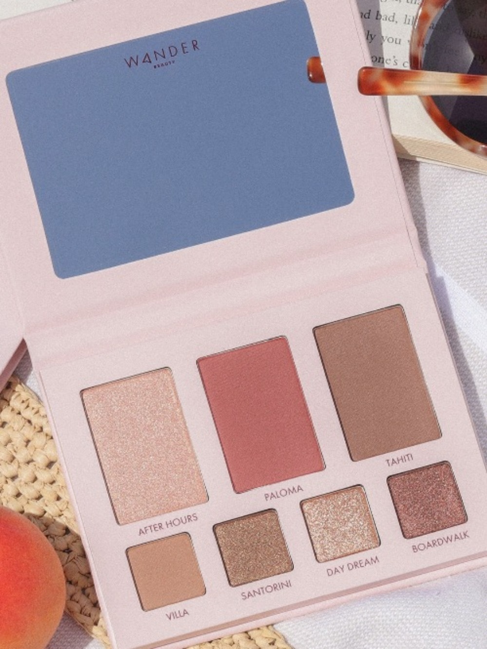 NEW Wander Beauty Sunkissed Getaway Palette - Neutral & Peach Eyeshadows